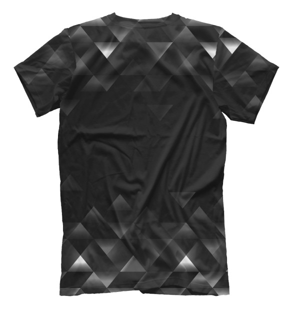 Мужская футболка с изображением Piramid 3D цвета Белый