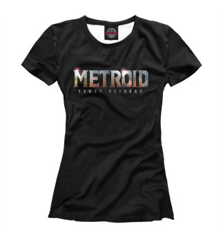 Женская футболка Метроид