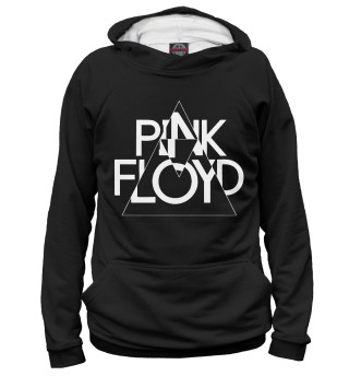 Мужское худи Pink Floyd белый логотип