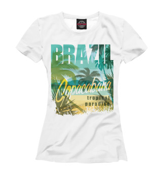 Женская футболка Бразилия