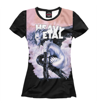 Женская футболка Heavy metal