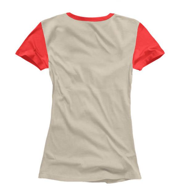Женская футболка с изображением ПРАВДА (Ленин) цвета Белый