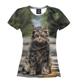 Женская футболка Dead Cat