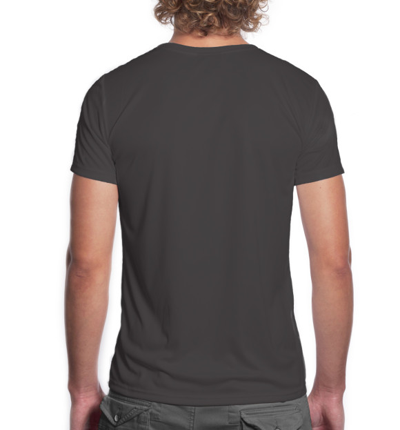 Мужская футболка с изображением Смокинг цвета Белый