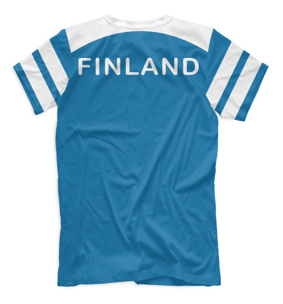 Футболка для мальчиков с изображением Сборная Финляндии цвета Белый