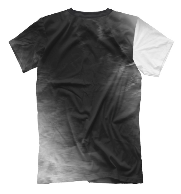 Мужская футболка с изображением Барса | Огонь цвета Белый