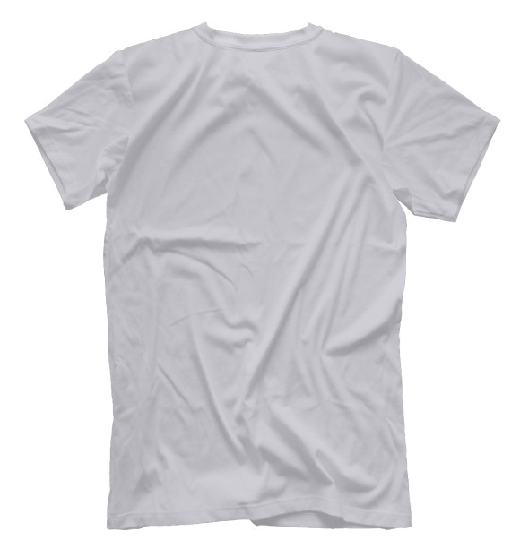 Мужская футболка с изображением Ежик цвета Белый