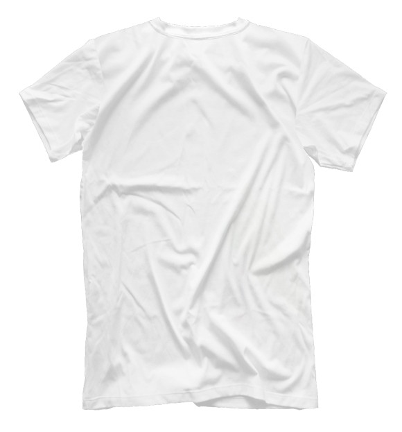 Мужская футболка с изображением Бездомный Бог цвета Белый
