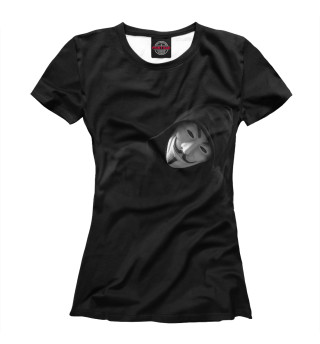 Женская футболка Анонимус