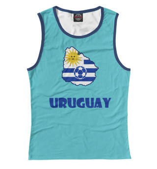 Майка для девочки Уругвай