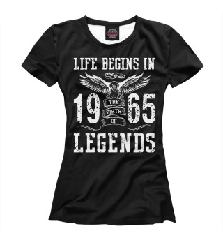 Женская футболка 1965 - рождение легенды