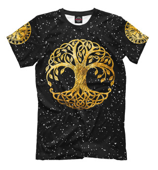 Мужская футболка Скандинавское дерево жизни