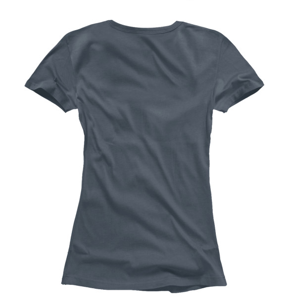 Женская футболка с изображением Городской байкер цвета Белый