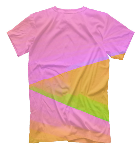 Мужская футболка с изображением Colors Billie Eilish цвета Белый