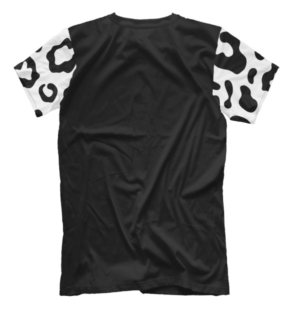 Мужская футболка с изображением Леопардовый окрас 96 цвета Белый