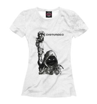 Женская футболка Disturbed демон