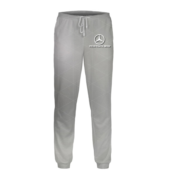 Мужские спортивные штаны с изображением Merceds-Benz цвета Белый