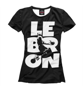 Женская футболка Lebron James