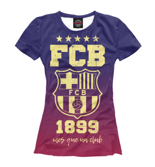 Женская футболка Барселона