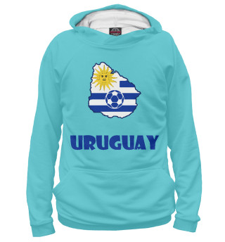 Худи для девочки Уругвай