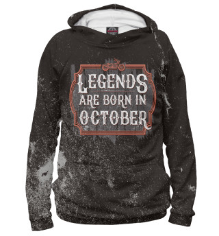 Худи для мальчика Legends Are Born In October