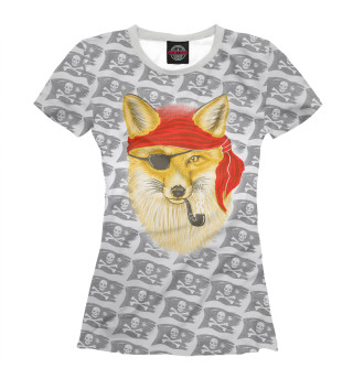 Женская футболка Pirate Fox