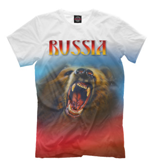 Мужская футболка Русский медведь.