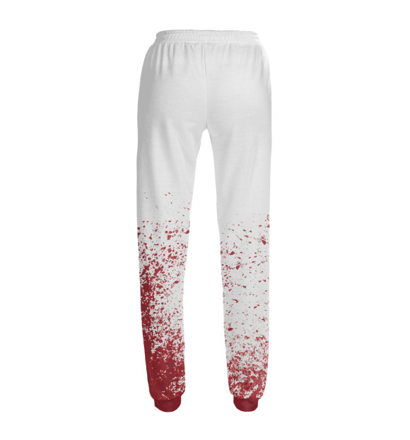 Женские спортивные штаны с изображением bloody doctor цвета Белый