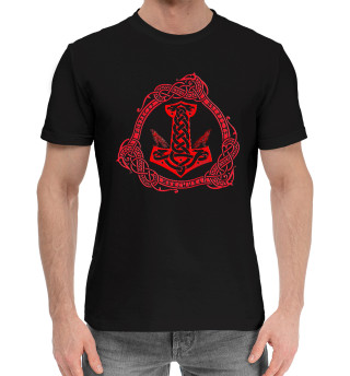 Мужская хлопковая футболка Символ Тора