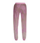 Женские спортивные штаны Узор листьев и цветов лотоса (розовый)