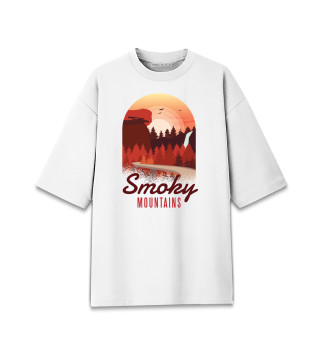 Женская футболка оверсайз Smoky Mountains