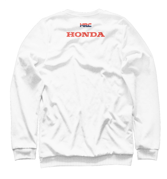 Женский свитшот с изображением Honda цвета Белый
