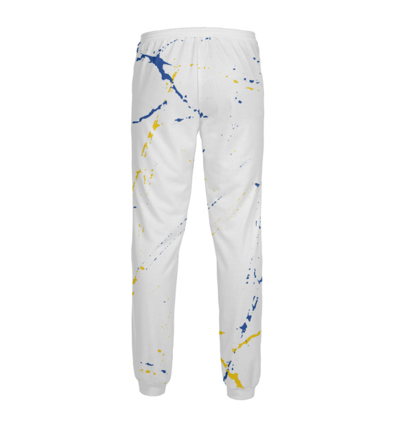 Мужские спортивные штаны с изображением Brawl Stars Crow / Ворон цвета Белый