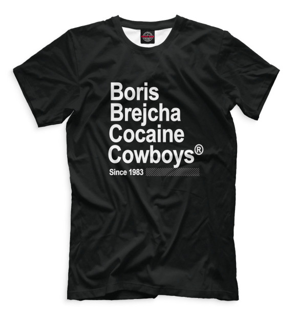 Мужская футболка с изображением Boris Brejcha цвета Белый