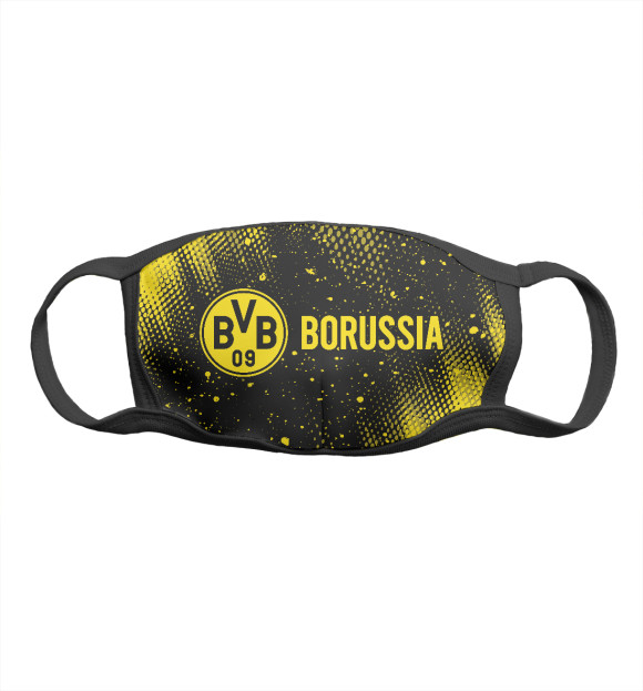 Маска тканевая с изображением Borussia / Боруссия цвета Белый