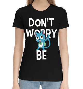 Хлопковая футболка для девочек Fairy Tail, Хэппи