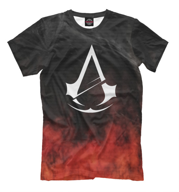 Мужская футболка с изображением Assassin’s Creed цвета Белый