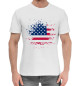Мужская хлопковая футболка США
