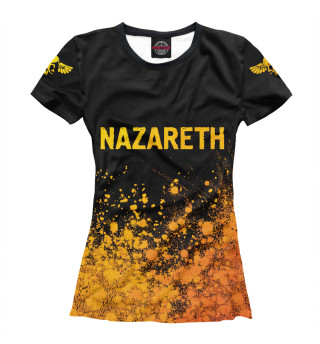 Футболка для девочек Nazareth Gold Gradient (брызги)
