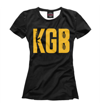 Женская футболка KGB