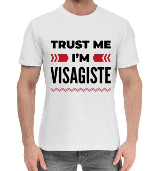 Хлопковая футболка для мальчиков Trust me - I'm Visagiste