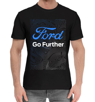 Хлопковая футболка для мальчиков Форд - Линии