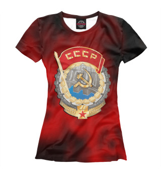 Женская футболка Сила | Мощь | СССР