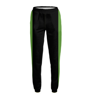 Женские спортивные штаны 6 power family на зеленом фоне