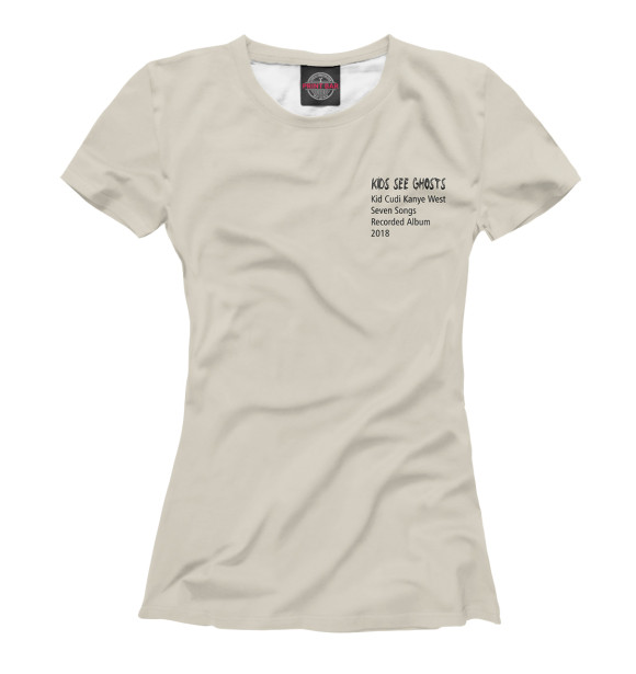 Женская футболка с изображением Donda цвета Белый