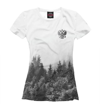 Женская футболка Природа России
