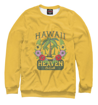 Мужской свитшот Hawaii - heaven on earth