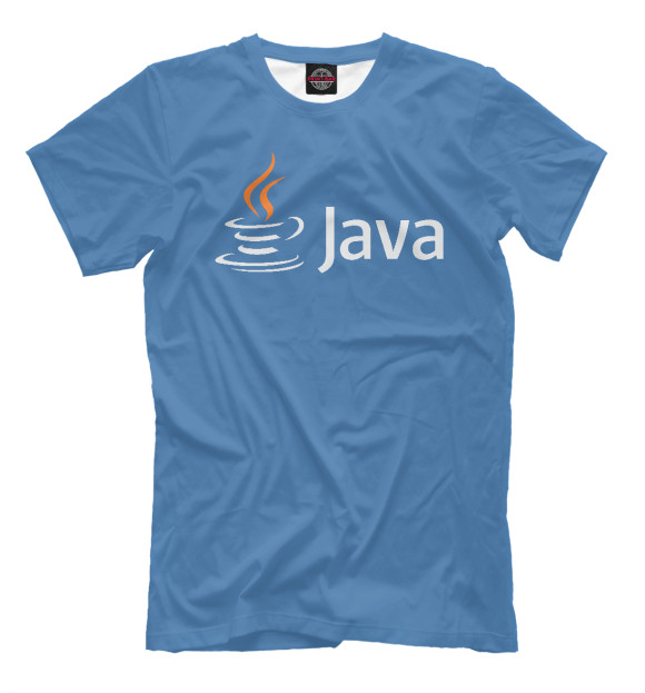 Мужская футболка с изображением Java Programmer цвета Белый