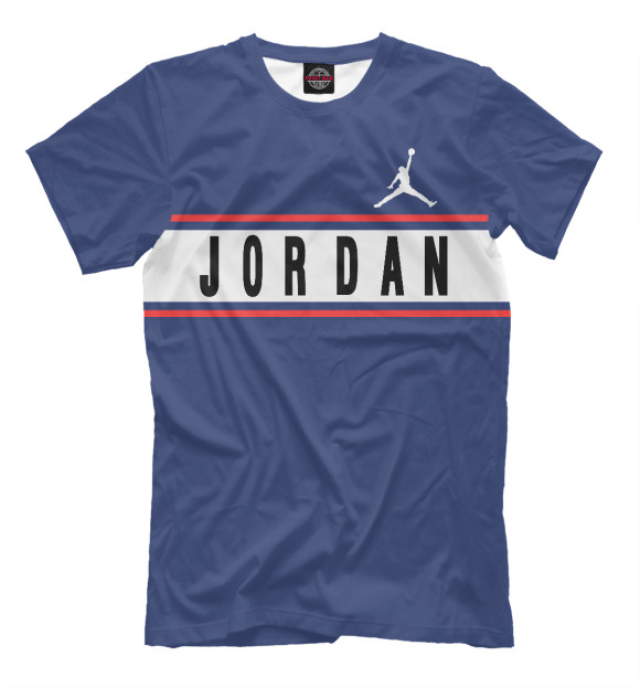 Мужская футболка с изображением Jordan цвета Белый