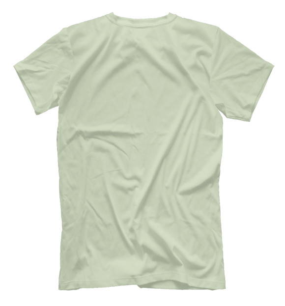 Мужская футболка с изображением Пейзаж цвета Белый